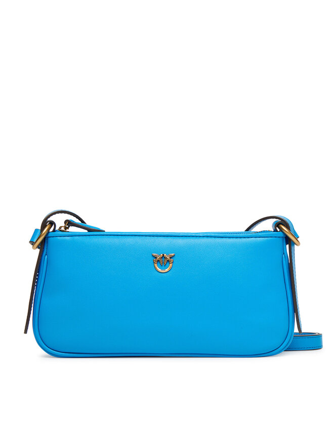 PINKO Ročna torba PINKO Half Moon Baguette Mini AI 25-26 PLTT 105069 A0QO Modra