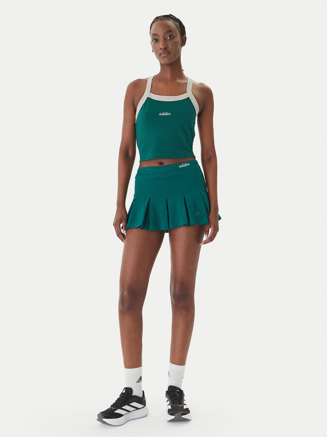 adidas adidas Top Seasonal Essentials Colorpop JZ0195 Grün Slim Fit