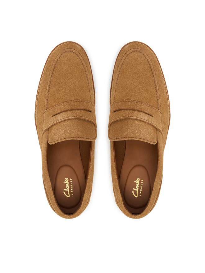 Clarks Туфлі Clarks Aldwin Step 26186450 Коричневий