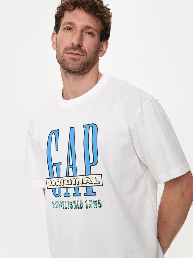 Gap Gap Футболка 664006-01 Білий Regular Fit