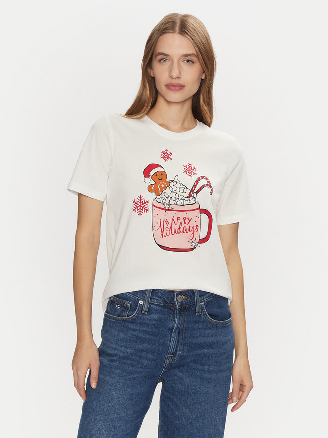 ONLY ONLY Camiseta Rosie 15332339 Blanco Regular Fit