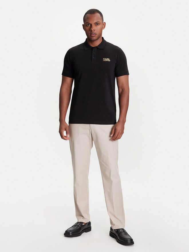 KARL LAGERFELD KARL LAGERFELD Polo 745088 553235 Negro Regular Fit