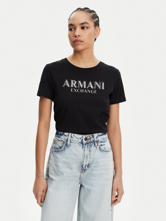 Armani Exchange Armani Exchange T-Shirt XW000387 AF10354 UC001 Μαύρο Regular Fit