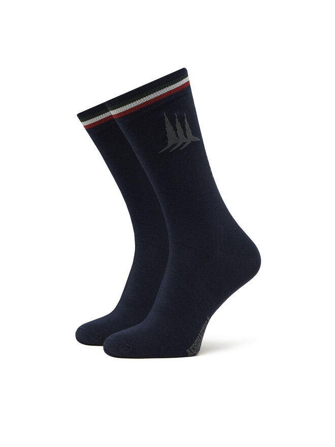 Aeronautica Militare Moške visoke nogavice Aeronautica Militare 251CZ010L499 Mornarsko modra