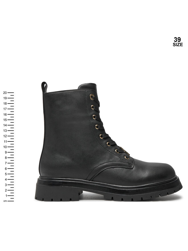 Tommy Hilfiger Schnürstiefeletten Tommy Hilfiger Lace Up Bootie T3A5-33568-0092 S Schwarz