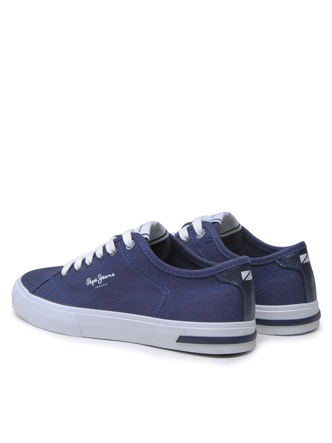 Pepe Jeans Sneakers aus Stoff Pepe Jeans Kenton Road W PLS31440 Dunkelblau