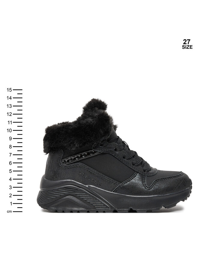 Skechers Stiefeletten Skechers Uno Lite - Comfurt Collar 310396L/BBK Schwarz