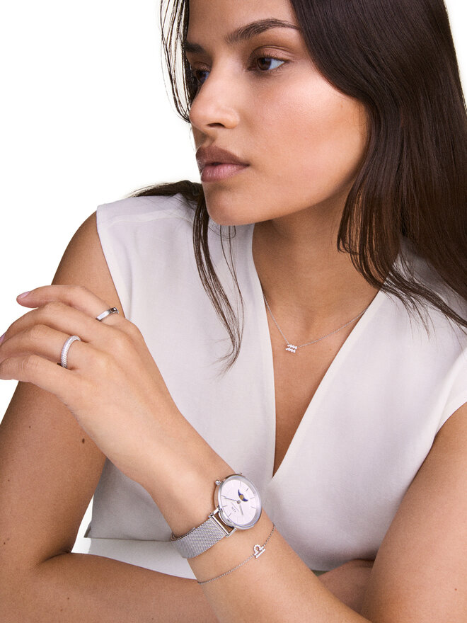 Daniel Wellington Zegarek Daniel Wellington DW00100772 Srebrny
