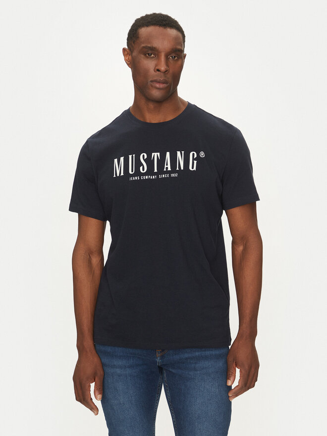 Mustang Mustang Póló Austin 1016264 Sötétkék Regular Fit