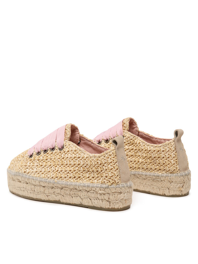 Manebi Espadrilles Manebi Lace-Up Espadrilles V 2.7 E0 Beige