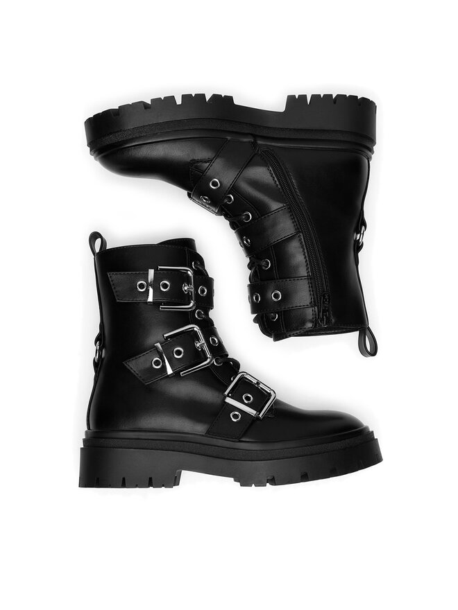 DeeZee Schnürstiefeletten DeeZee HY8761-3 Schwarz
