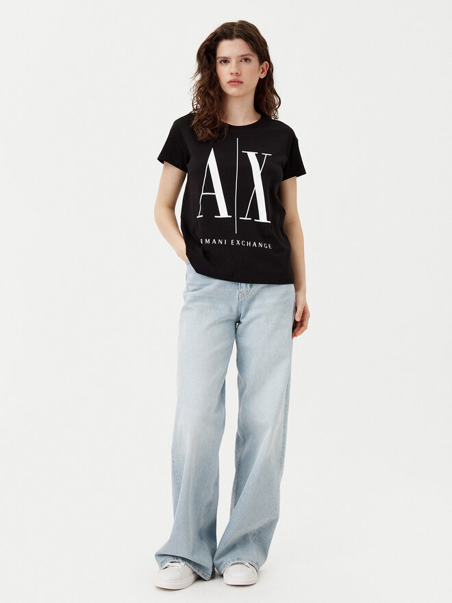 Armani Exchange Armani Exchange Camiseta 8NYTCX YJG3Z 1200 Negro Regular Fit