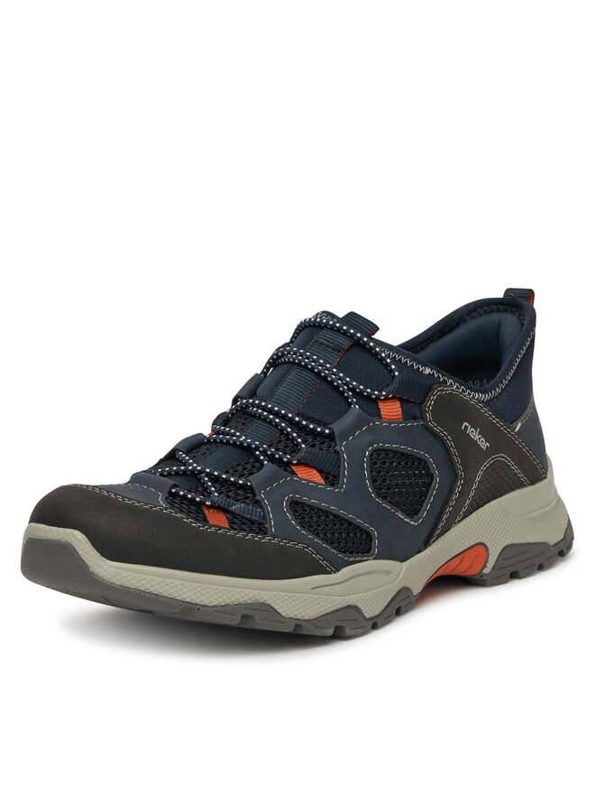 Rieker Sneakersy Rieker B8350-14 Tmavomodrá