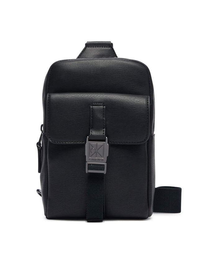Calvin Klein Umhängetasche Calvin Klein Emblem Hw Sling LV04D3507G Schwarz