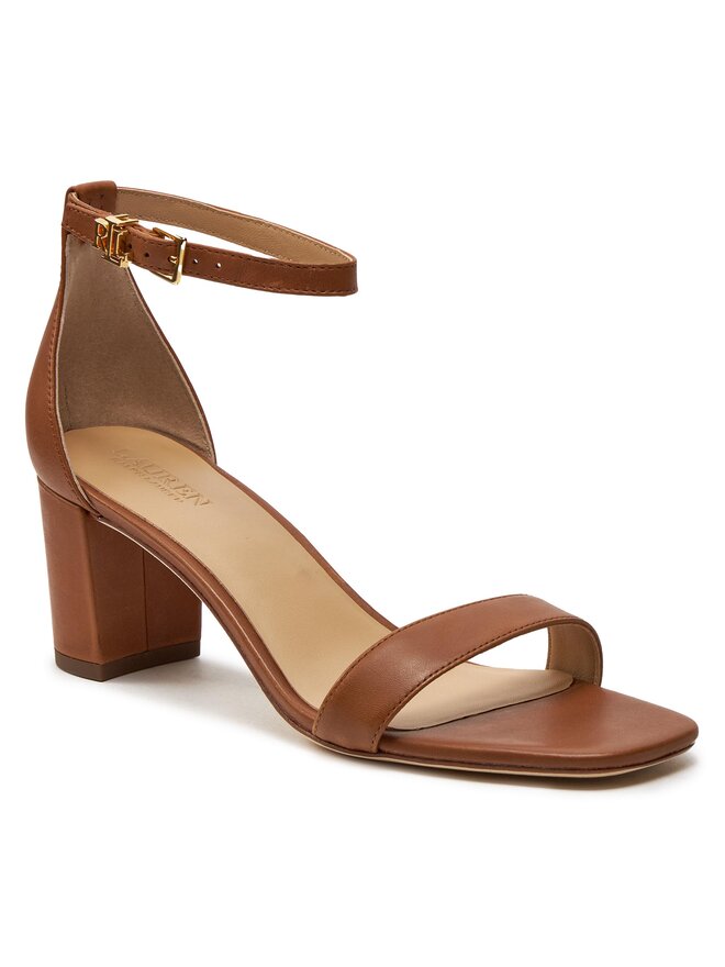 LAUREN RALPH LAUREN Sandály Lauren Ralph Lauren 802927949002 Hnědá