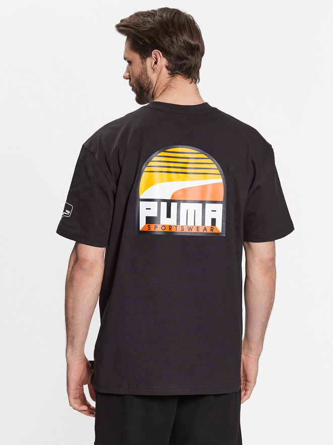 Puma Puma T-Shirt Uptown Stick To It 539158 Μαύρο Regular Fit