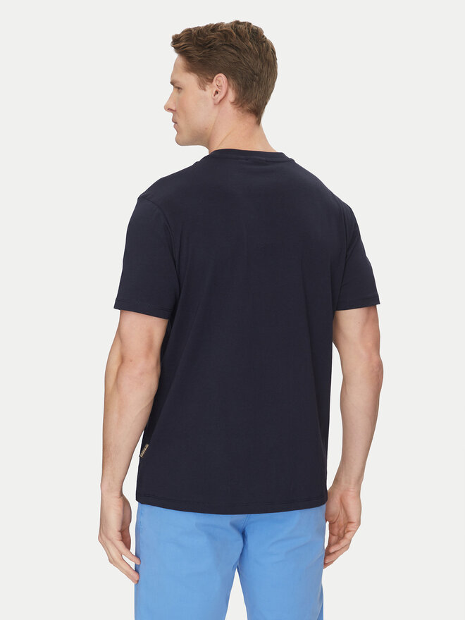 Napapijri Napapijri T-Shirt S-Buti NP0A4INM Dunkelblau Regular Fit