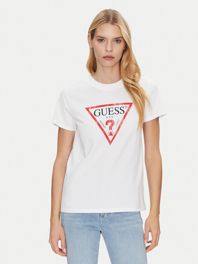Guess Guess Camiseta W2BI69 K8FQ1 Blanco Regular Fit