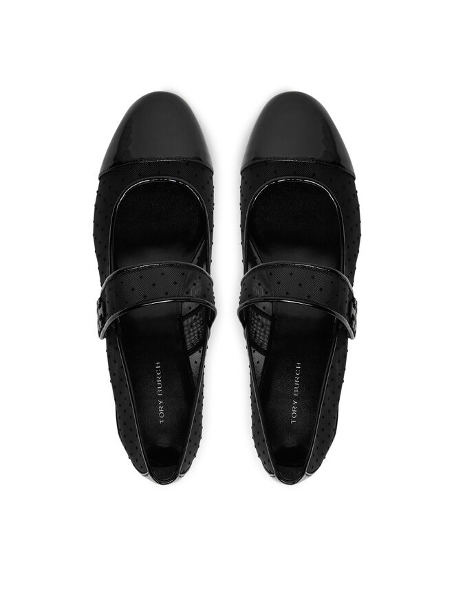 Tory Burch Baleriny Tory Burch Cap-Toe Mary Jane 162496 Czarny