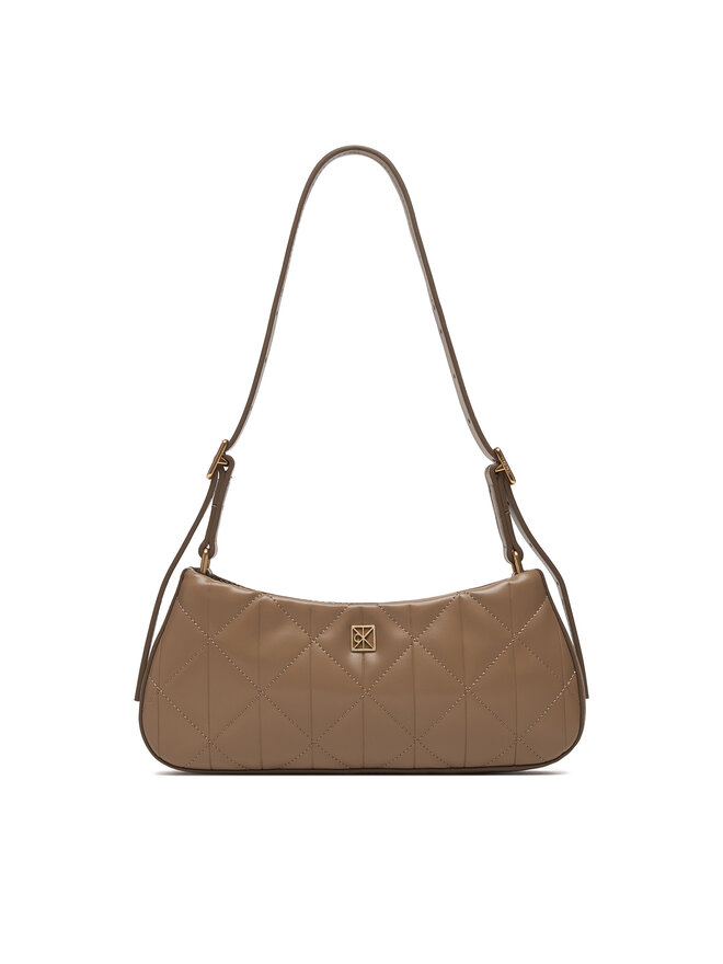 Calvin Klein Handtasche Calvin Klein Quilted Sm Shoulder Bag LV04F3327G Beige