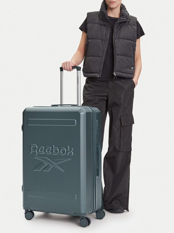 Reebok Μεγάλη Βαλίτσα Reebok RBK-WAL-024-CCC-L Πράσινο