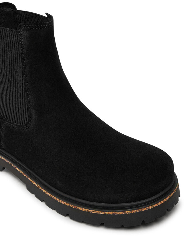 Birkenstock Kotníková obuv s elastickým prvkem Birkenstock Highwood Slip On Mid W Leve 028187 Černá