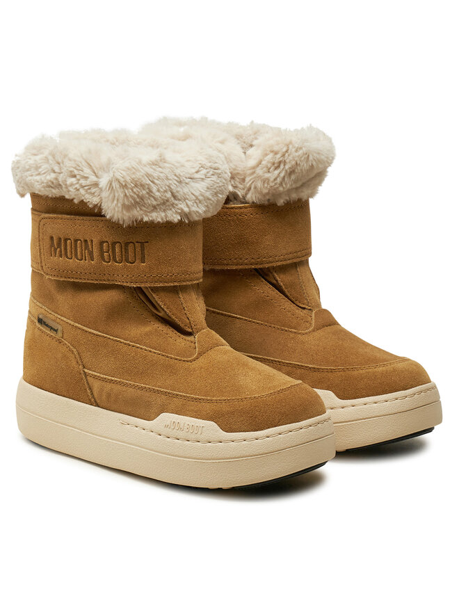 Moon Boot Snehule Moon Boot Junior Park Dtrap Boot Suede 80D3440040 Hnedá