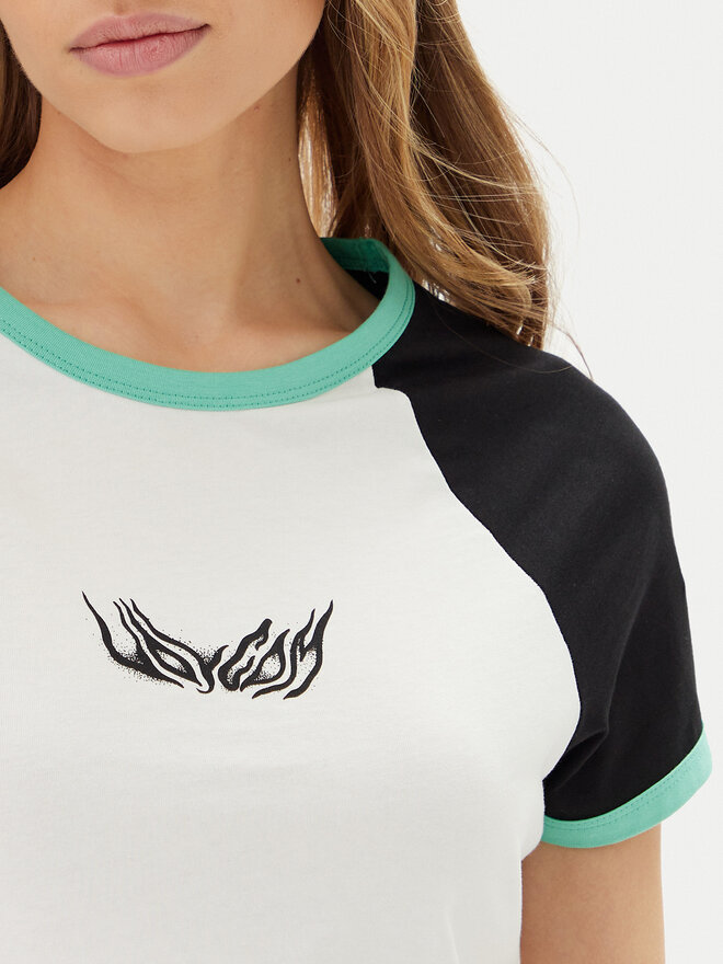 Volcom Volcom T-shirt Alix 2 B3512506 Bijela Slim Fit