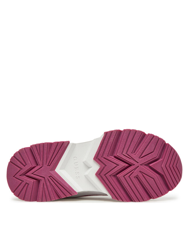 Guess Sneakersy Guess FLJCAR ELE12 Biały