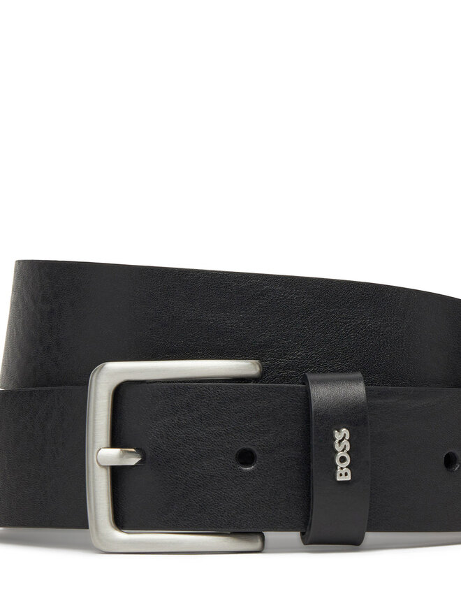 BOSS Чоловічий ремінь BOSS 50548370 Чорний