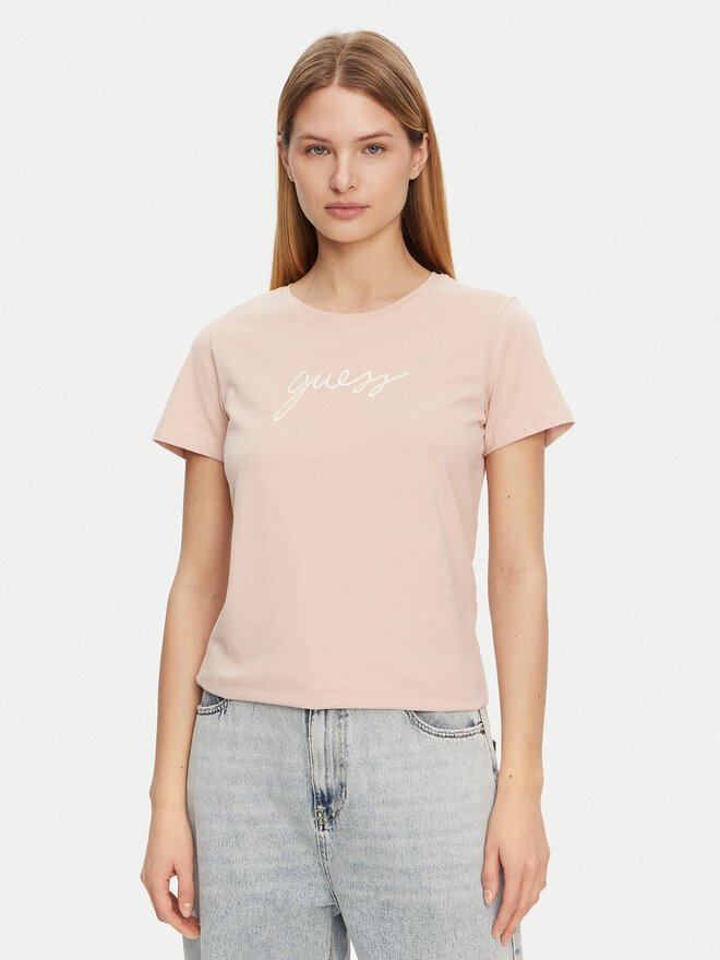 Guess Guess T-Shirt O5GI02 KBBU1 Rosa Regular Fit