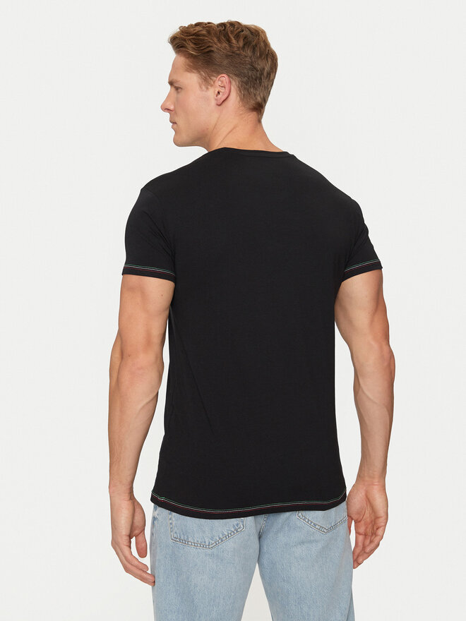 Aeronautica Militare Aeronautica Militare T-Shirt AM1UTI003 Μαύρο Regular Fit