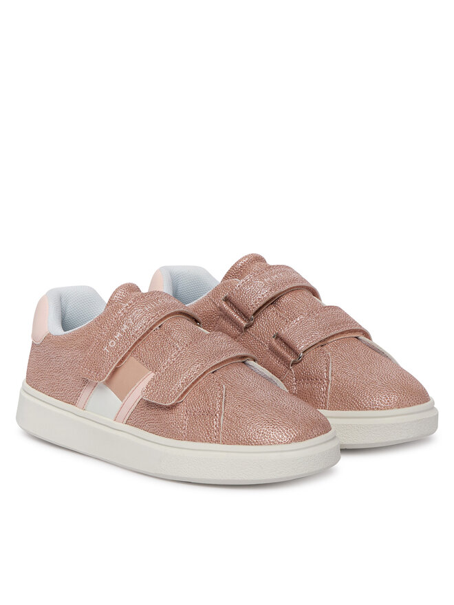 Tommy Hilfiger Sneakers Tommy Hilfiger Flag Low Cut Velcro T1A9-34232-0745 S Rosa