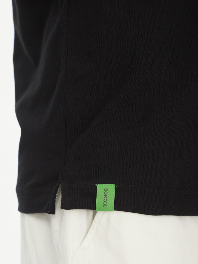 La Martina La Martina Poloshirt Yeshayahu MAP320 PK001 Schwarz Regular Fit