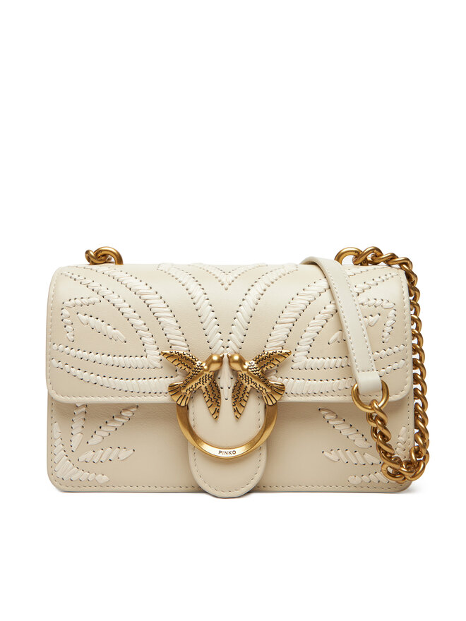 PINKO Kabelka PINKO Love One Mini Cl PE 25 PLTT 100059 A2C3 Bílá