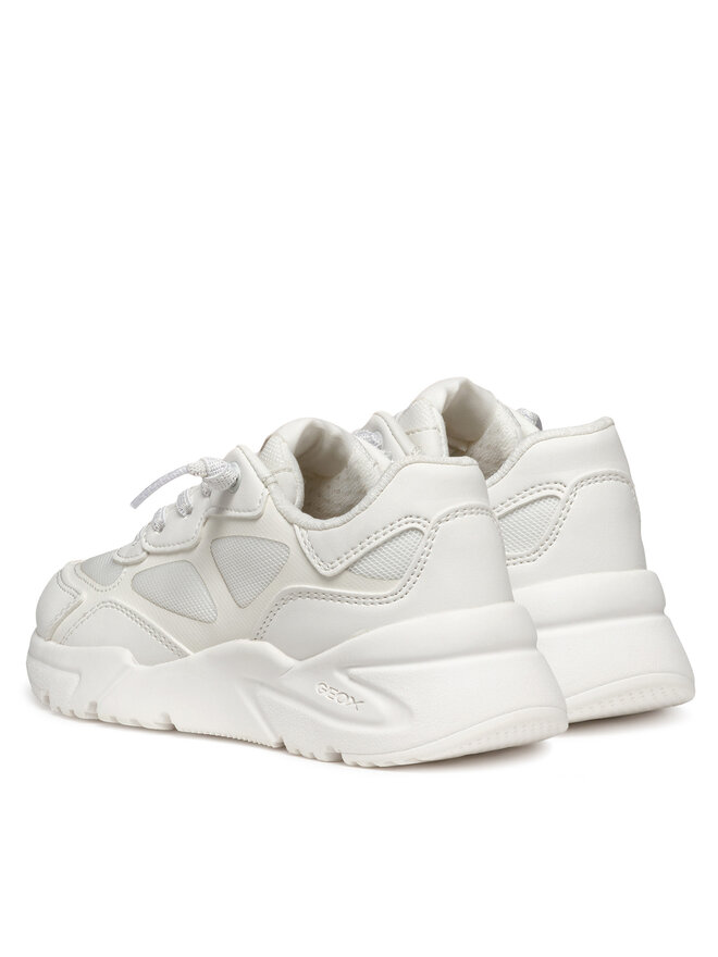 Geox Snīkeri Geox J Loftus J55M2B 1454 C1000 D Balts