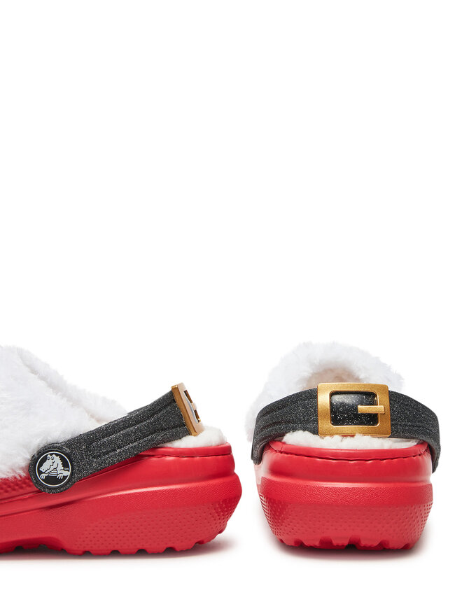 Crocs Klapki Crocs Classic Lined Santa Clog K 210931 Czerwony