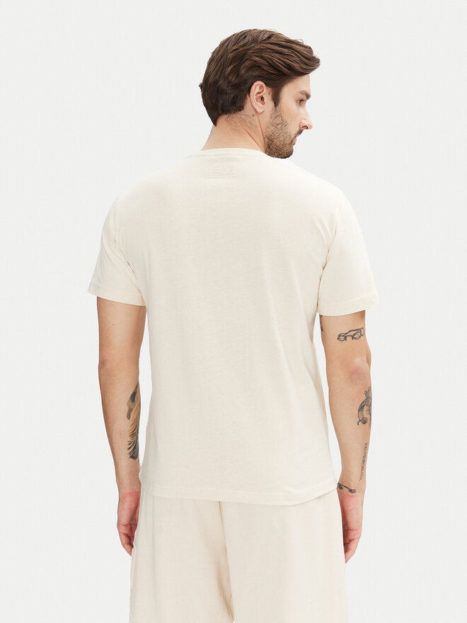 EA7 Emporio Armani EA7 Emporio Armani Camiseta 7M000149 AF14772 U1079 Écru Regular Fit