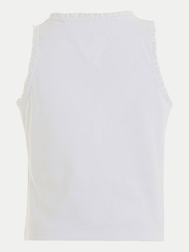 Tommy Hilfiger Tommy Hilfiger Τοπ Essential KG0KG07905 Λευκό Regular Fit