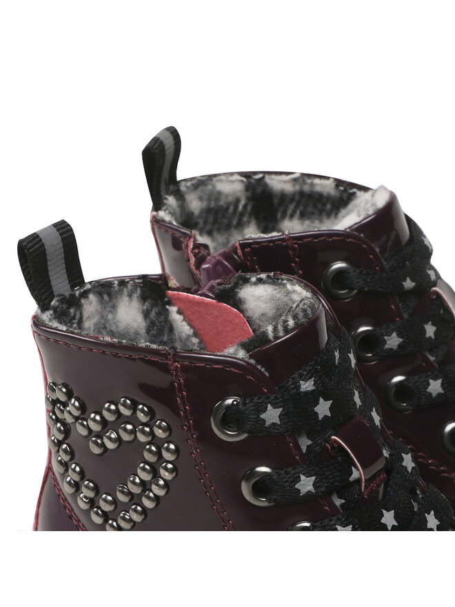 Nelli Blu Черевики Nelli Blu CMYF001-69 Бордовий