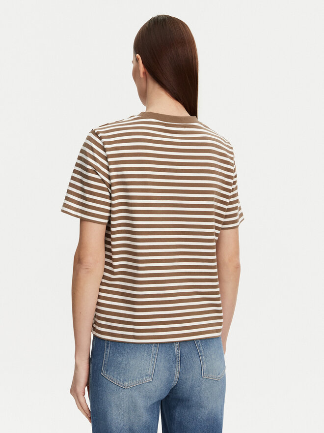 Marc O'Polo Denim Marc O'Polo Denim Majica 500 0005 953 Rjava Relaxed Fit