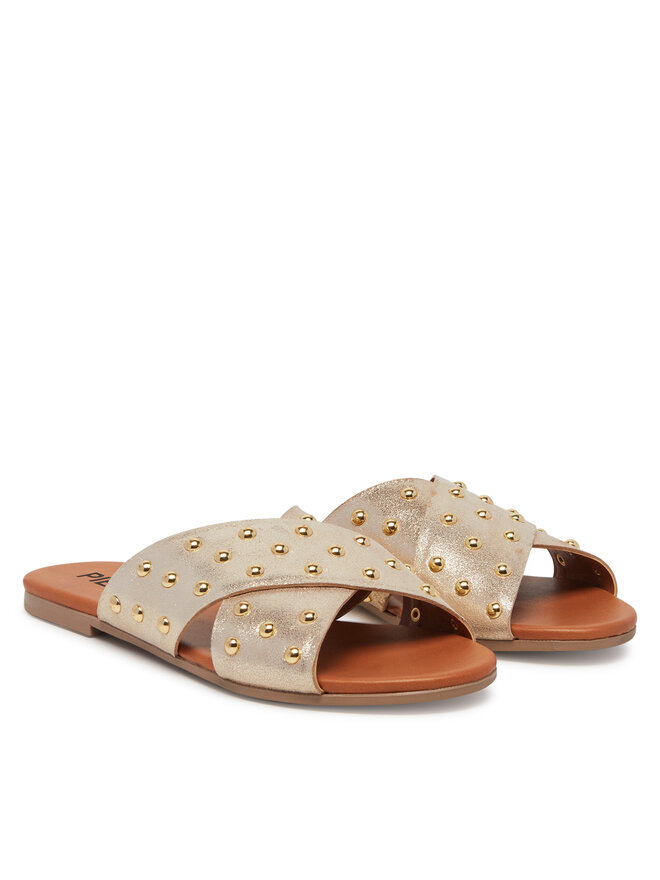 Pieces Papucs Pieces 17156837 Arany