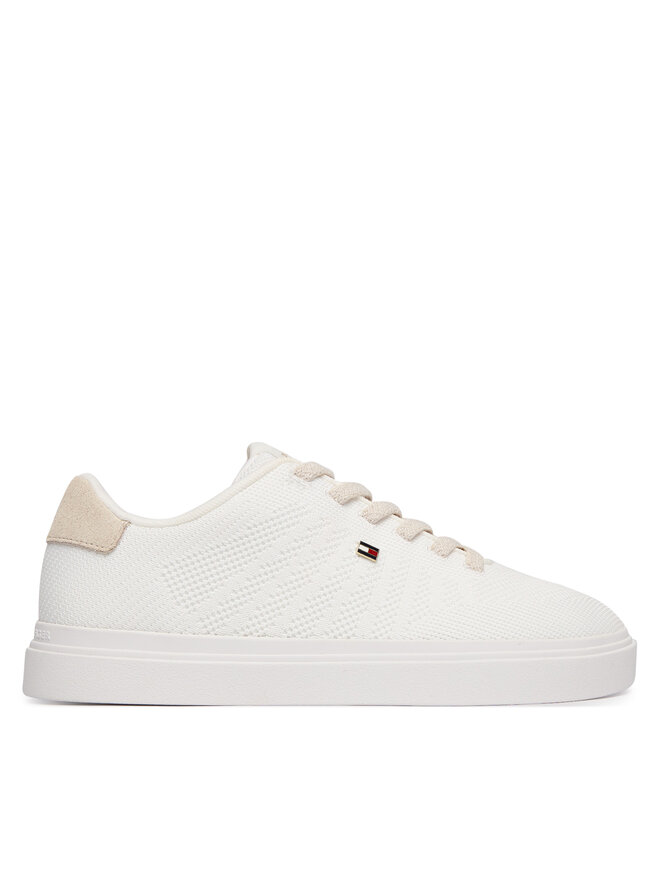 Tommy Hilfiger Sneakers Tommy Hilfiger Knit Cupsole FW0FW09289 Weiß