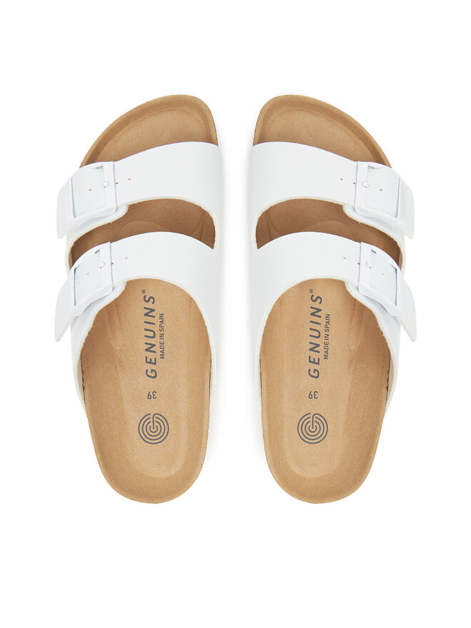 Genuins Papucs Genuins Hawaii Vegan G104362 Fehér
