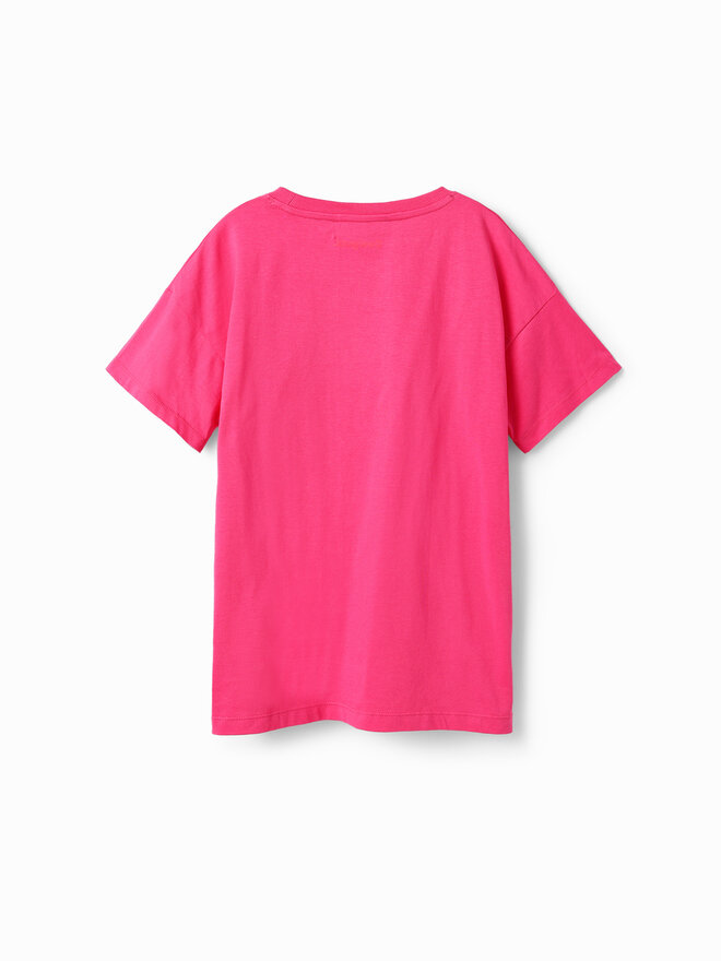 Desigual Desigual Camiseta 23SGTK20 Rosa Regular Fit