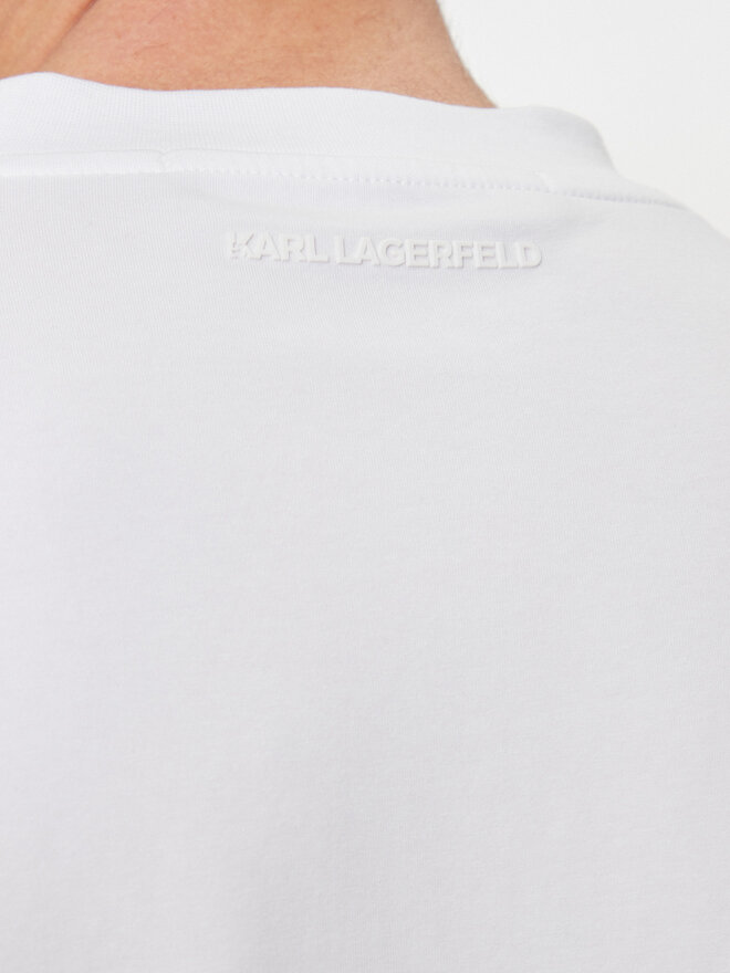 KARL LAGERFELD KARL LAGERFELD Camiseta 755053 542221 Blanco Regular Fit