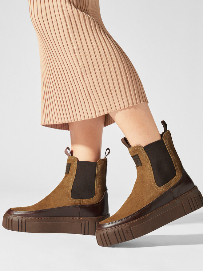 Ботильйони Gant Snowmont Chelsea Boot 27553371 Коричневий