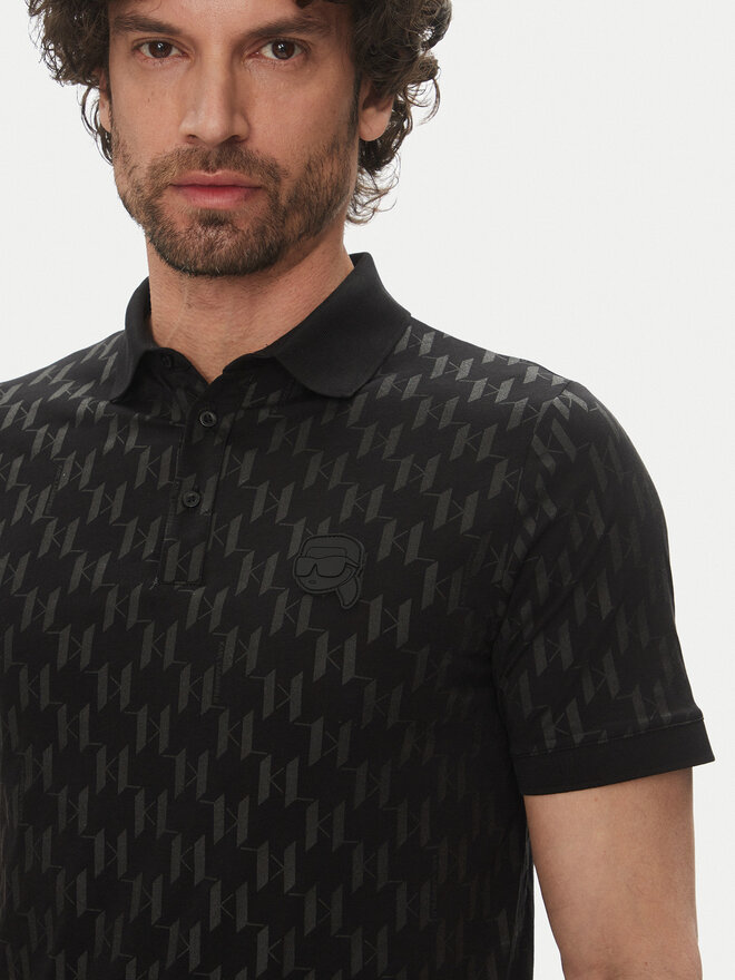 KARL LAGERFELD KARL LAGERFELD Polo 745070 552251 Negro Regular Fit