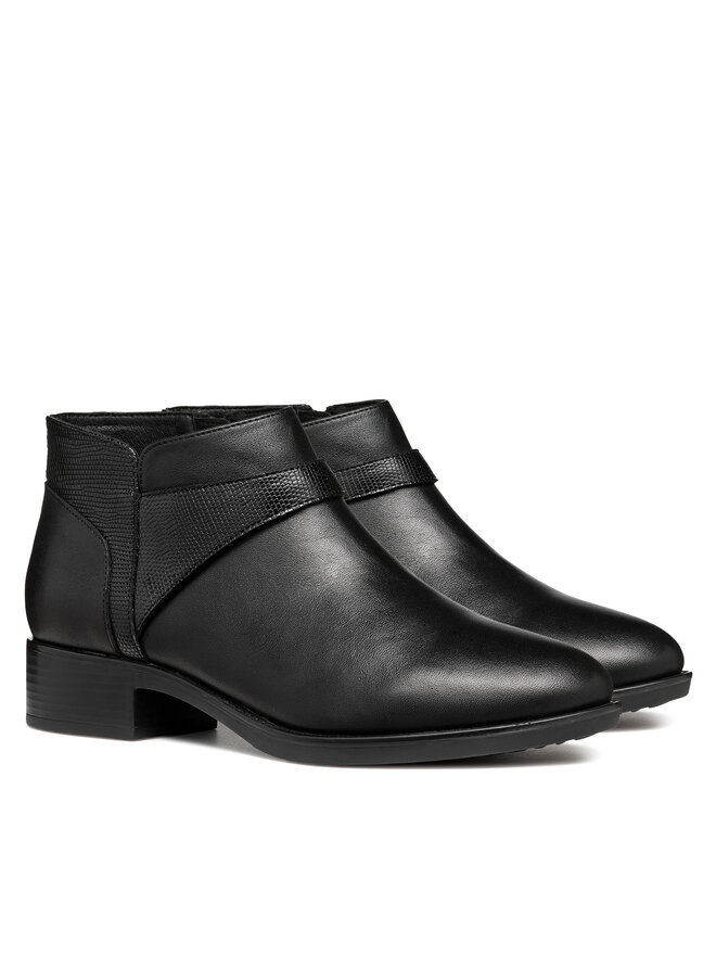 Geox Μποτάκια Geox D Felicity D46G1B 04304 C9999 Μαύρο