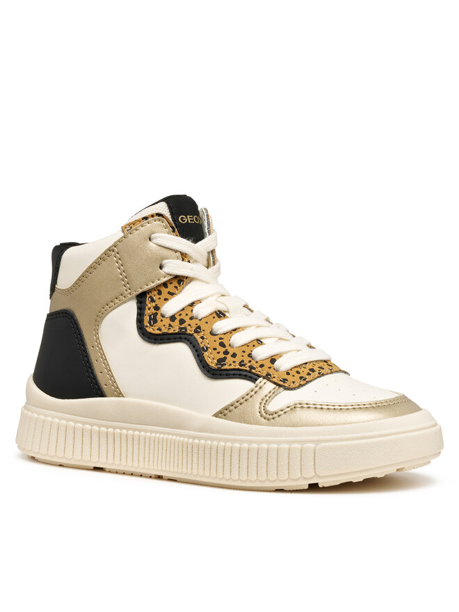 Geox Snīkeri Geox J Laquinny J56M3B 054AJ C1M2U D Balts